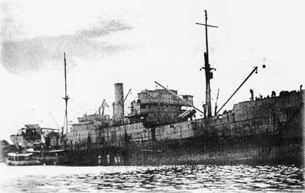 Torpedo Damaged Cornwallis