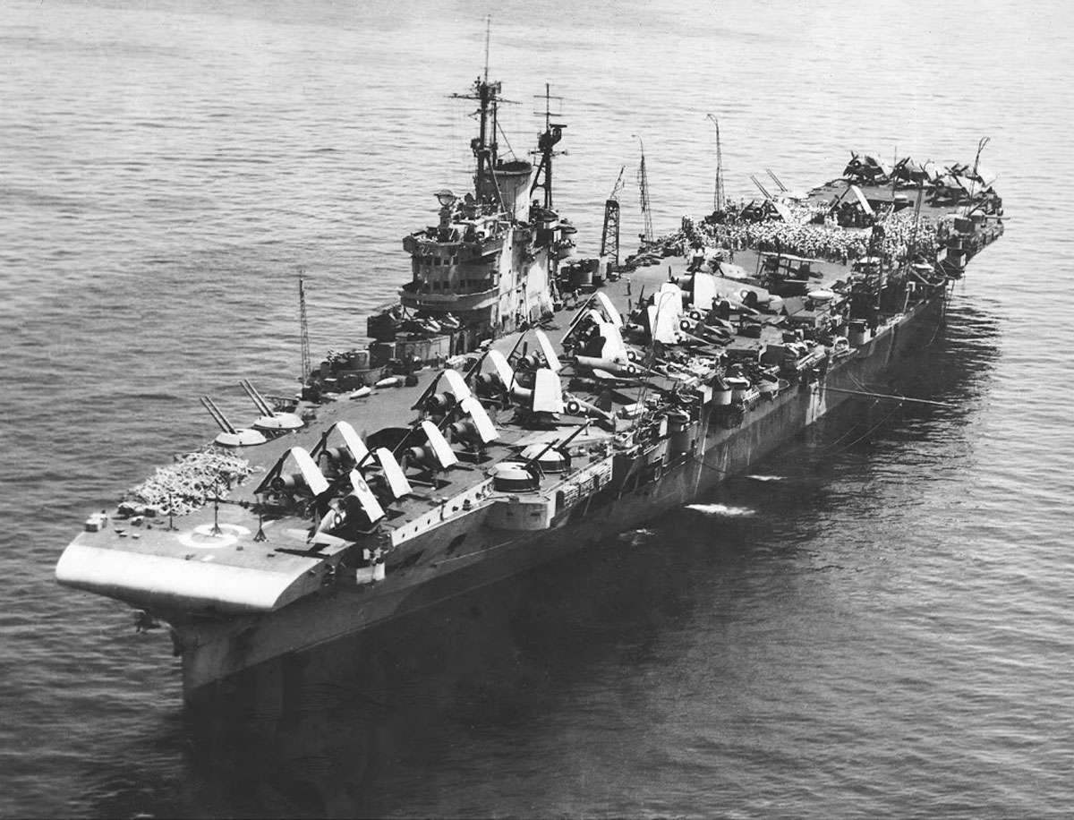 HMS Victorious 1942 commanded by Bajan Henry C. Bovell