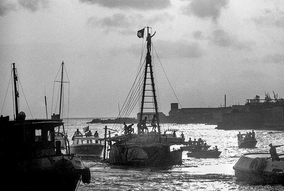 Ra II entering the Careenage 12 July 1970 - Craig Burleigh