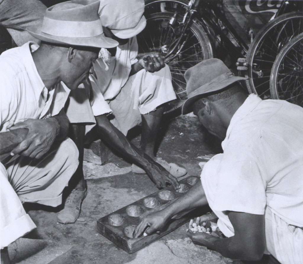 Playing Warri - Barbados 1955
