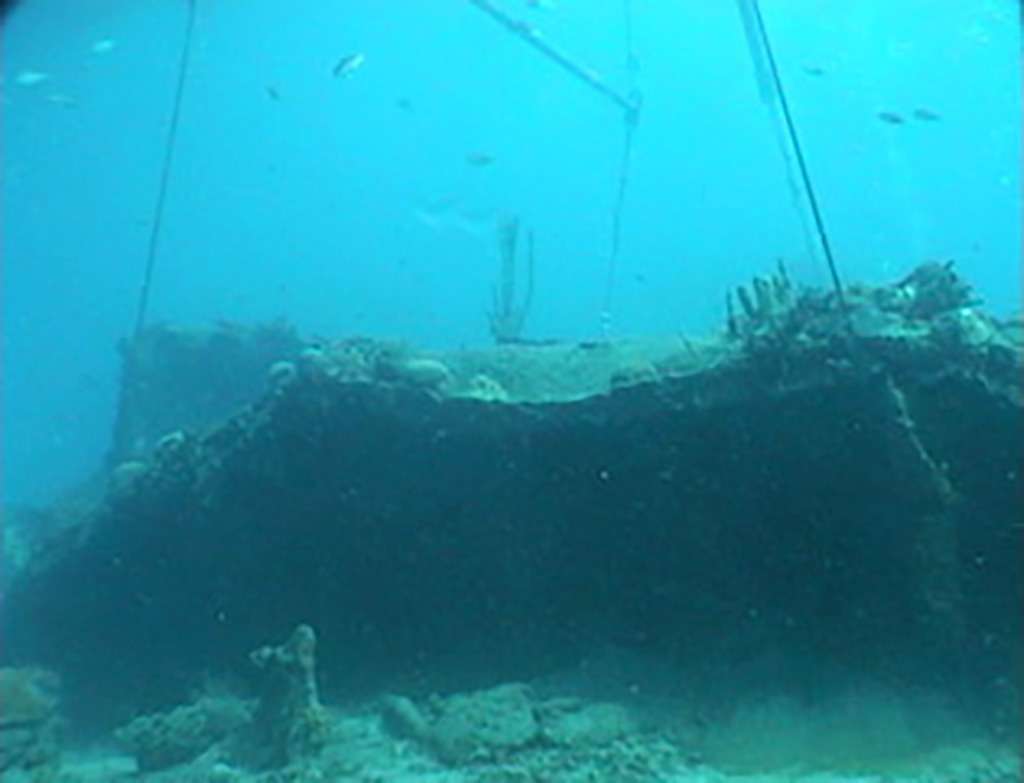 Moving the riveted steel bulkhead from the Cornwallis