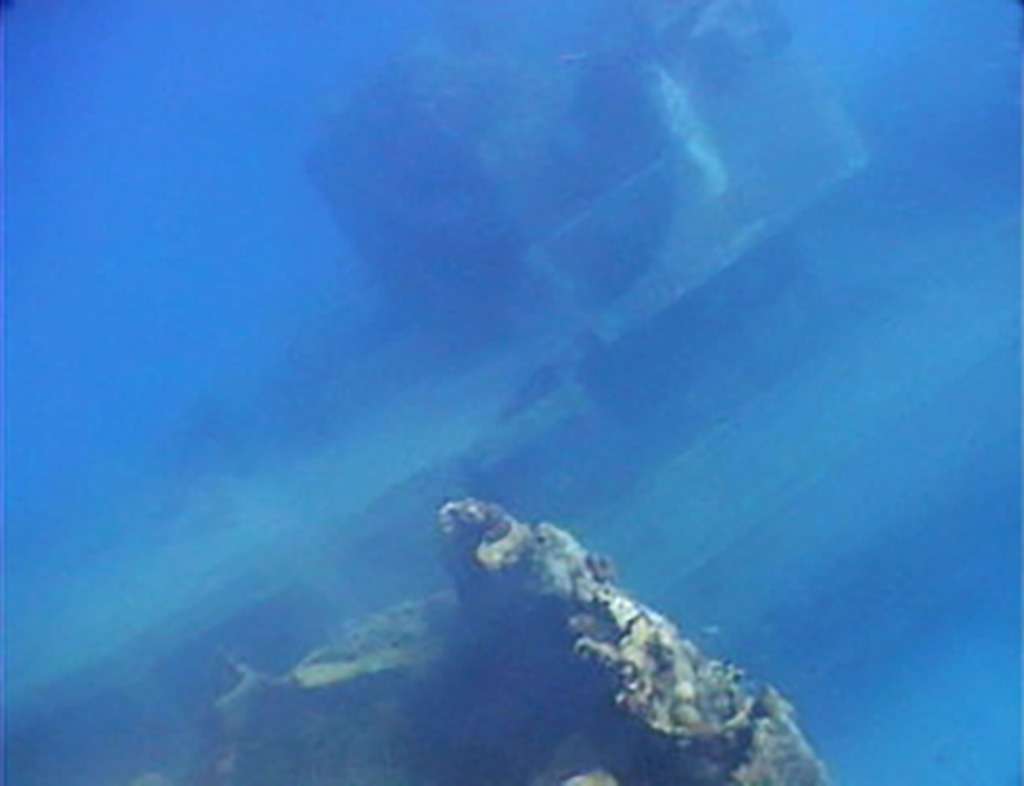 Moving the riveted steel bulkhead from the Cornwallis