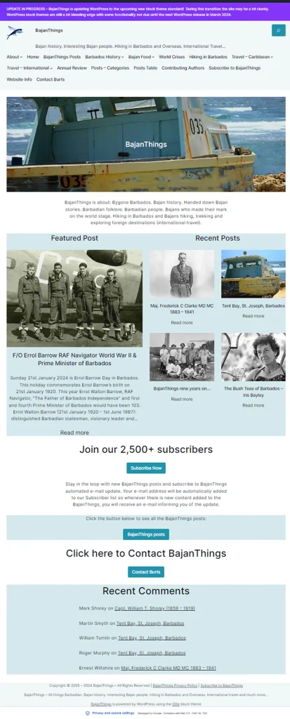 BajanThings - block theme conversion