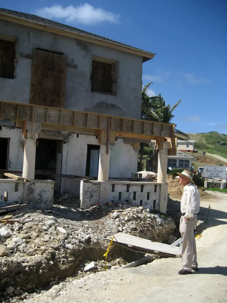 Atlantis Hotel, reconstruction Tent Bay, St. Joseph.