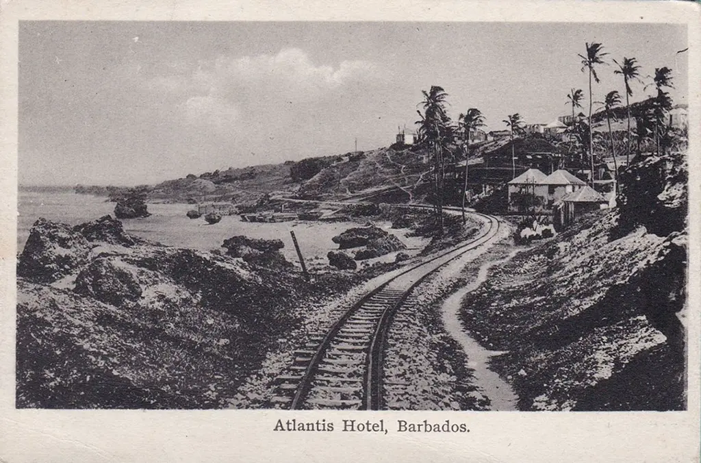 Atlantis Hotel, Tent Bay, St. Joseph postcard