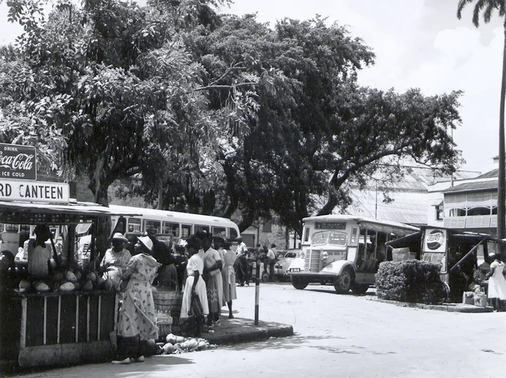 Lower Green bus terminus Bridgetown