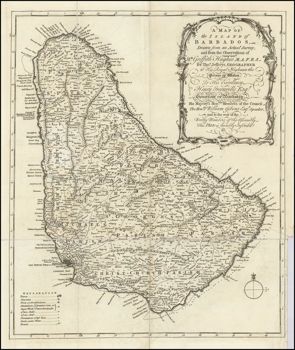 JEFFERYS (THOMAS) 1750 map