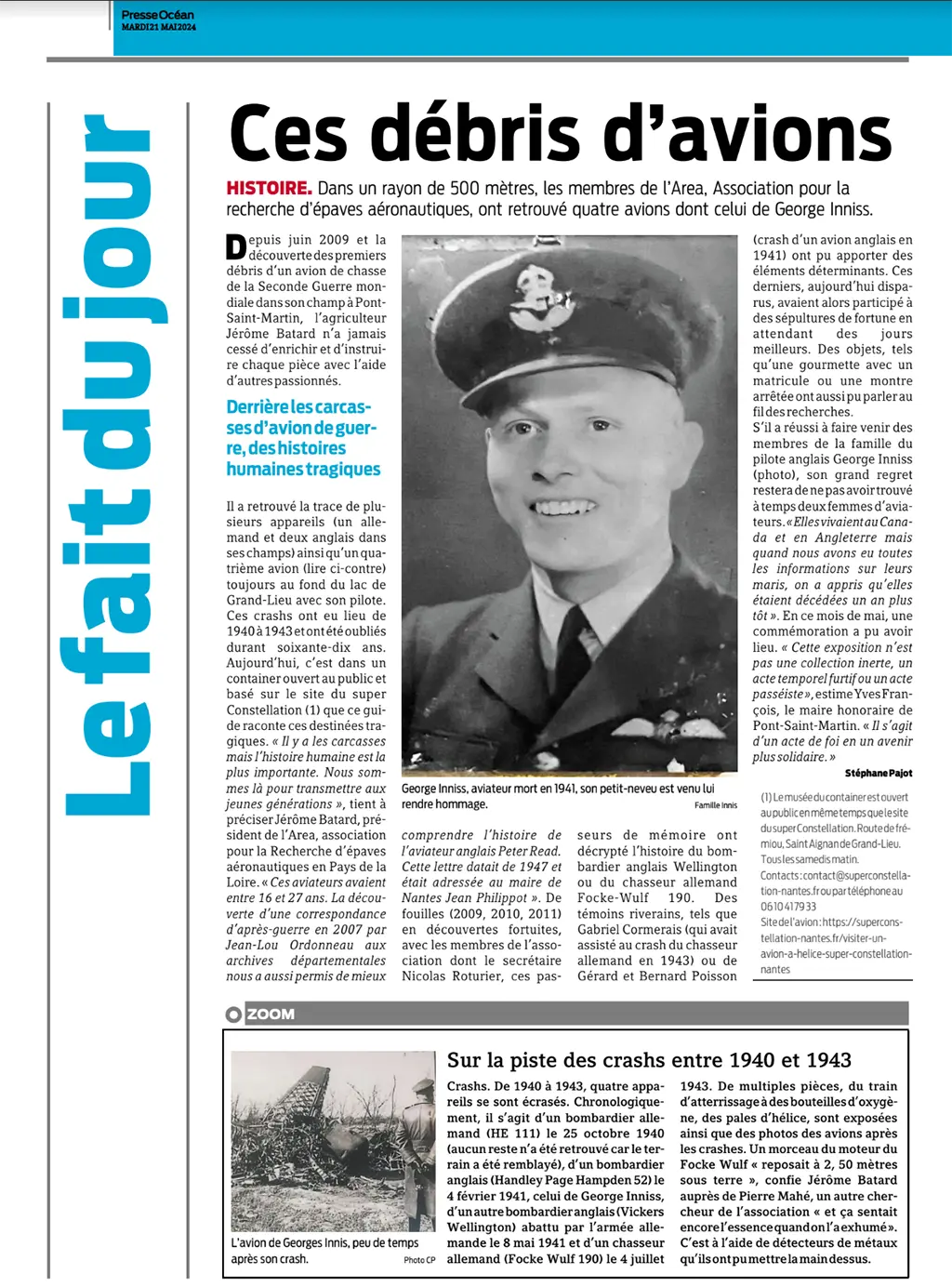 Stephane Pajot Ces Debris D'Avions