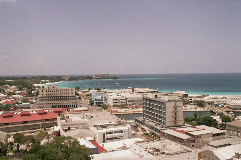 Bridgetown looking to Carlisle Bay