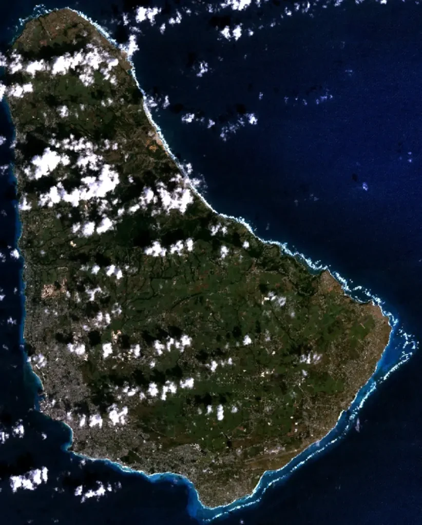 Maps & Satellite images of Barbados