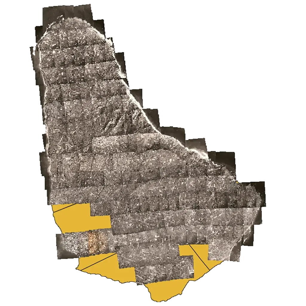 1951 Aerial photography of Barbados