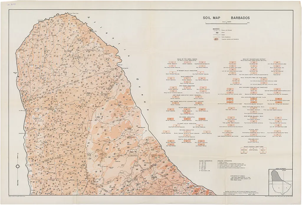 Soil Map Barbados 1966 - Colin Hudson