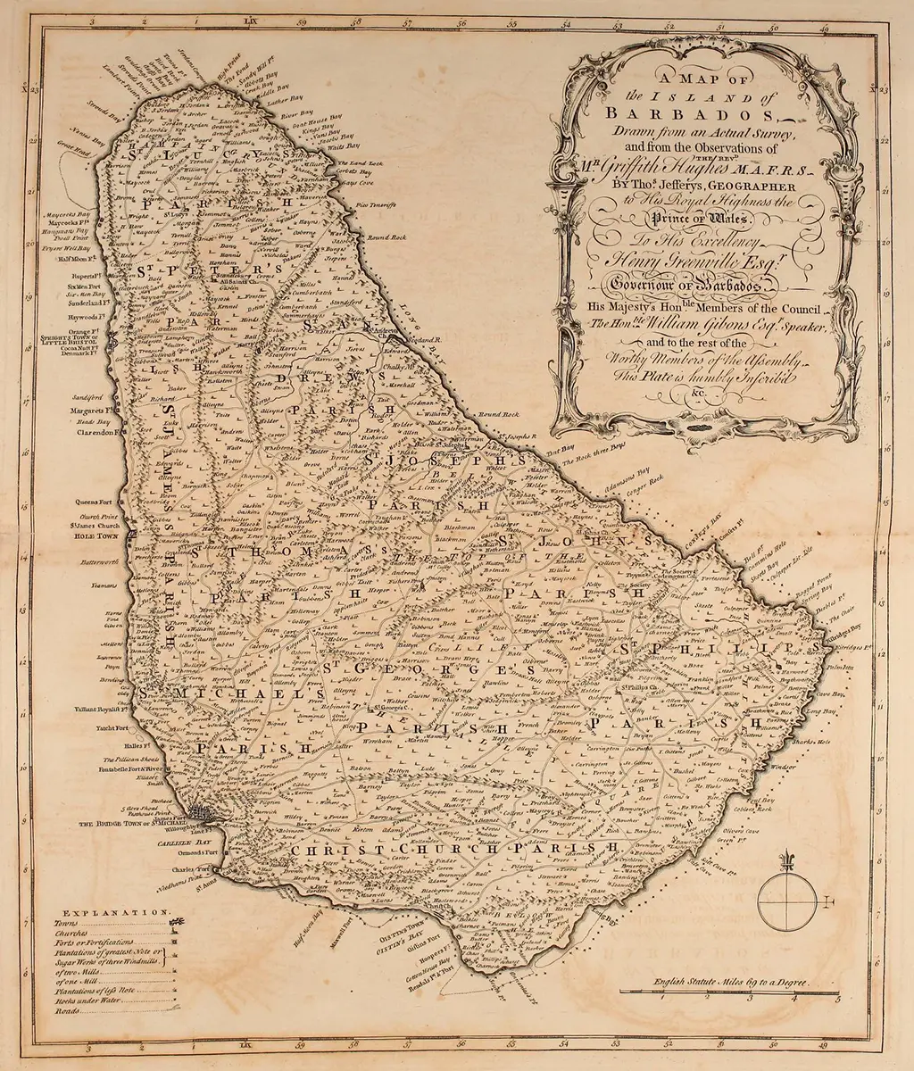 JEFFERYS (THOMAS) / HUGHES (GRIFFITHS) 1750 map