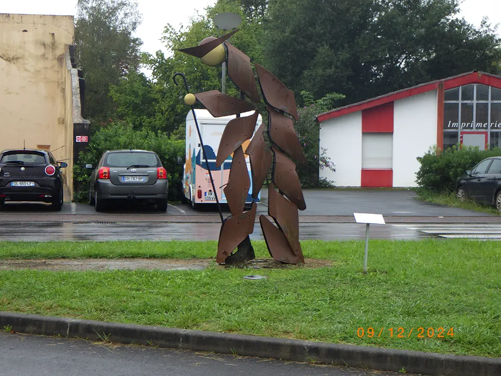 William walking the Camino de Santiago Frances