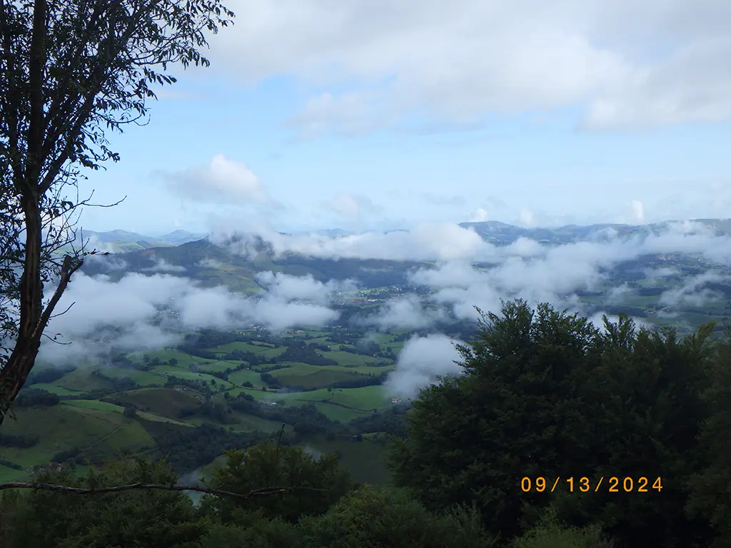 William walking the Camino de Santiago Frances