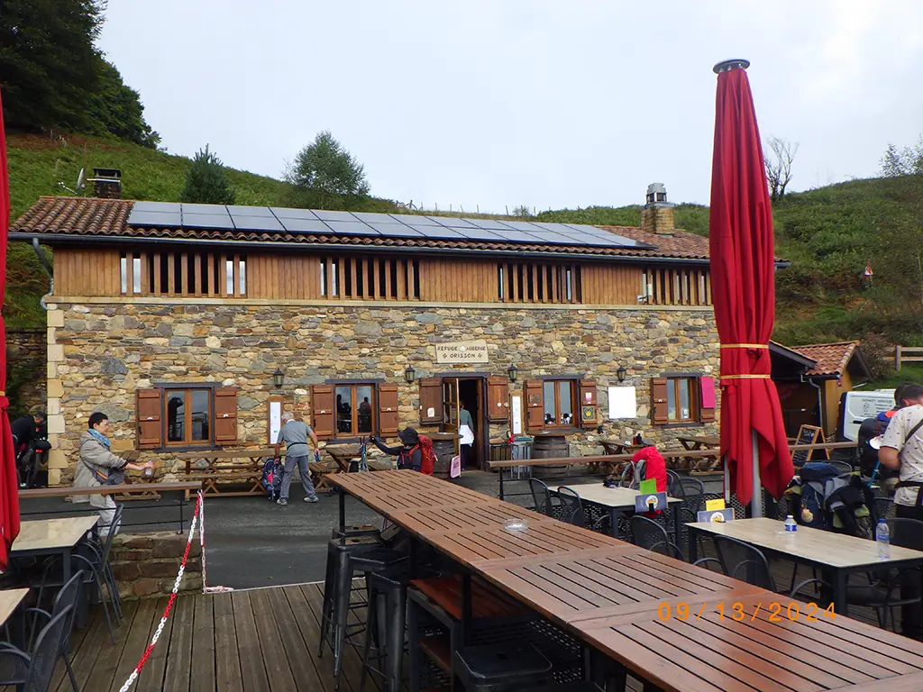 William walking the Camino de Santiago Frances