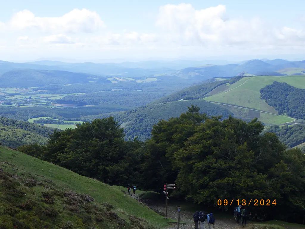 William walking the Camino de Santiago Frances