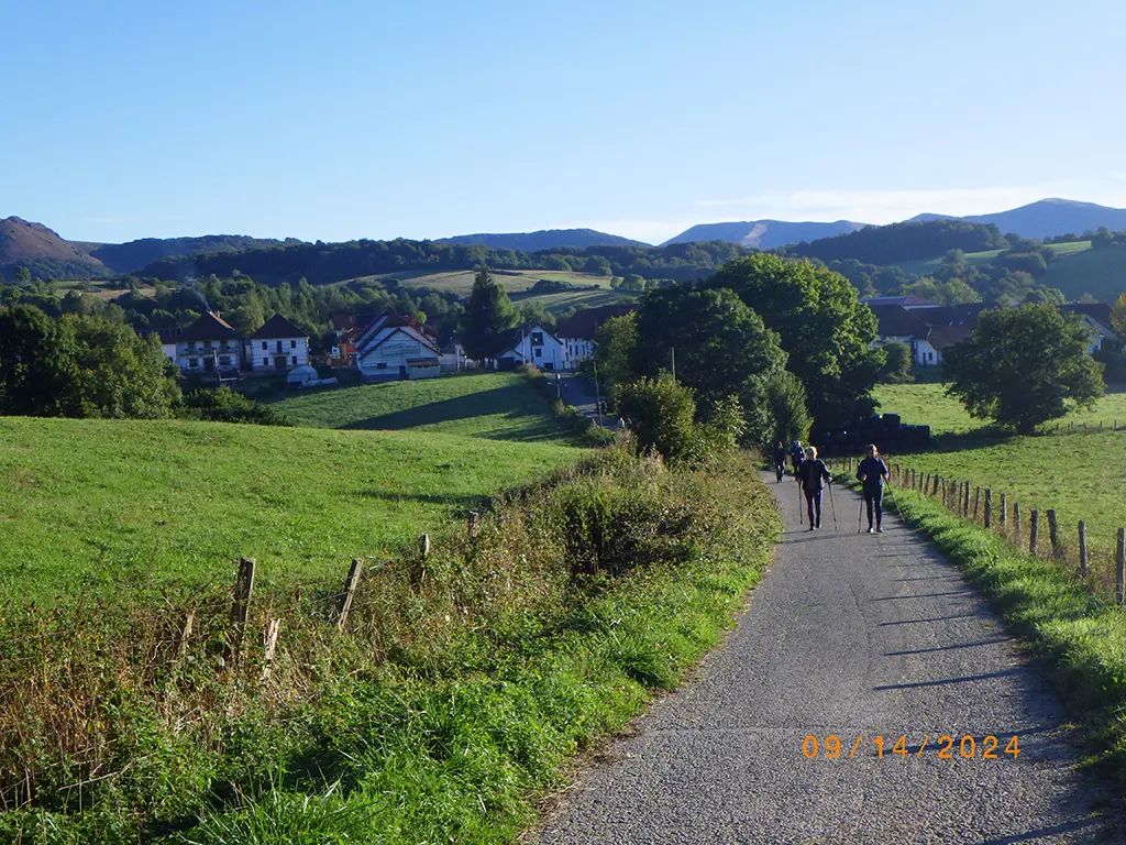 William walking the Camino de Santiago Frances