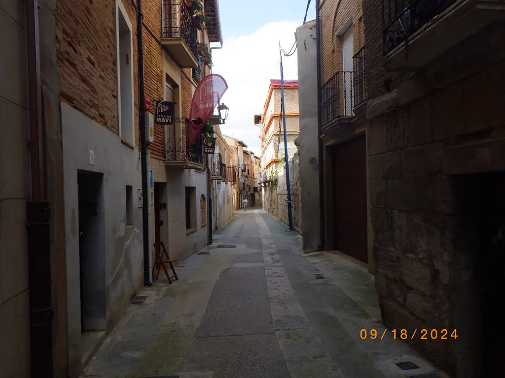 William walking the Camino de Santiago Frances
