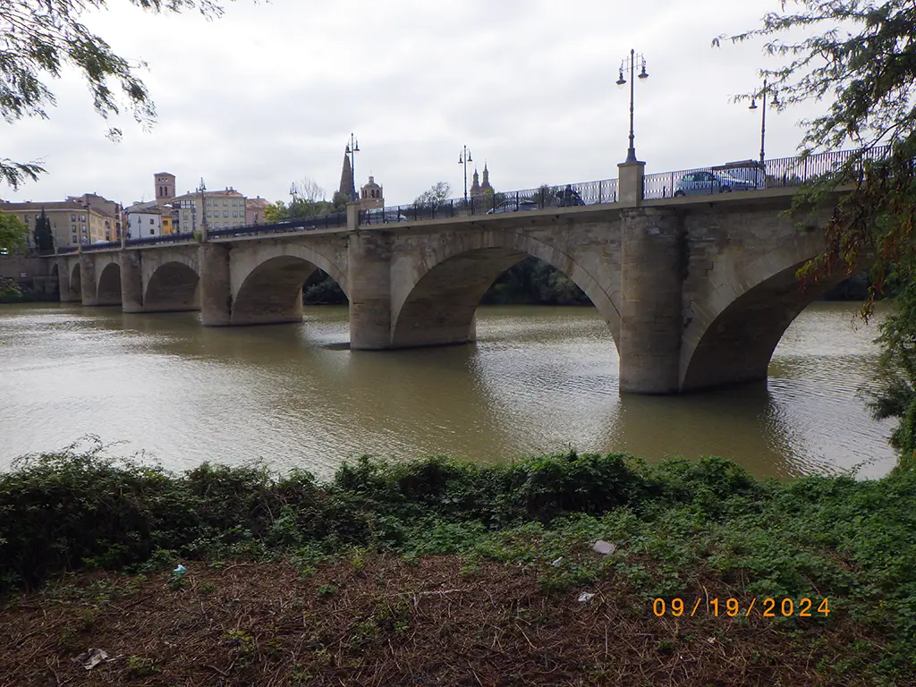 William walking the Camino de Santiago Frances