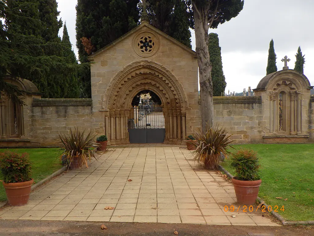 William walking the Camino de Santiago Frances