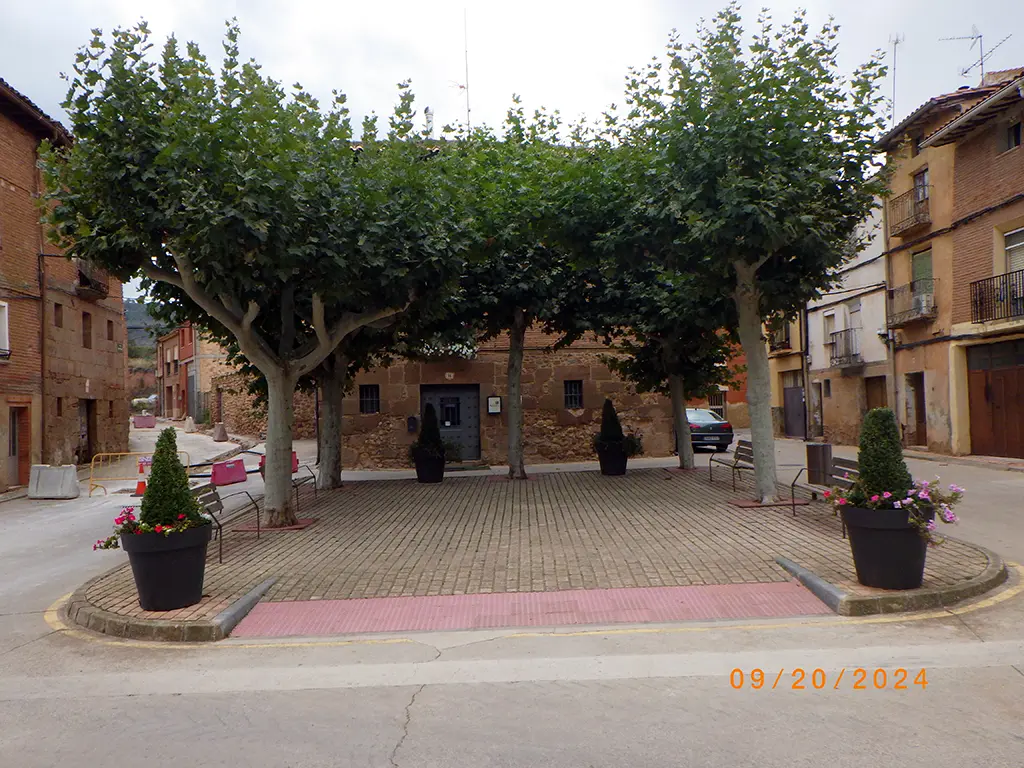 William walking the Camino de Santiago Frances