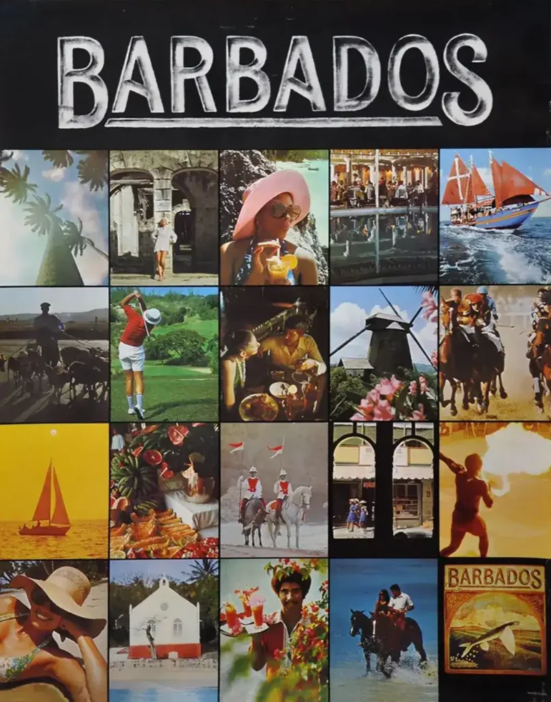 1980s Barbados Travel ad
