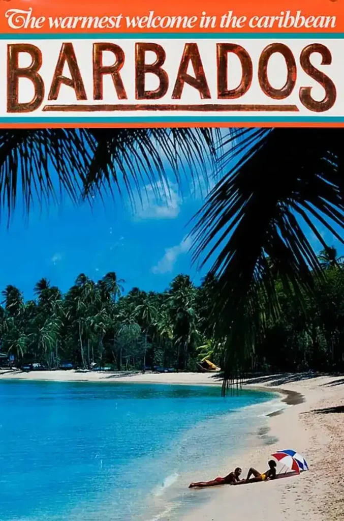 1980s Barbados Travel ad