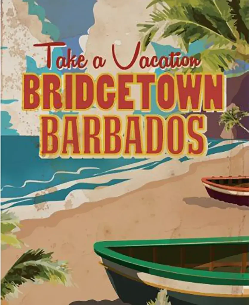 Vintage Barbados Travel ad
