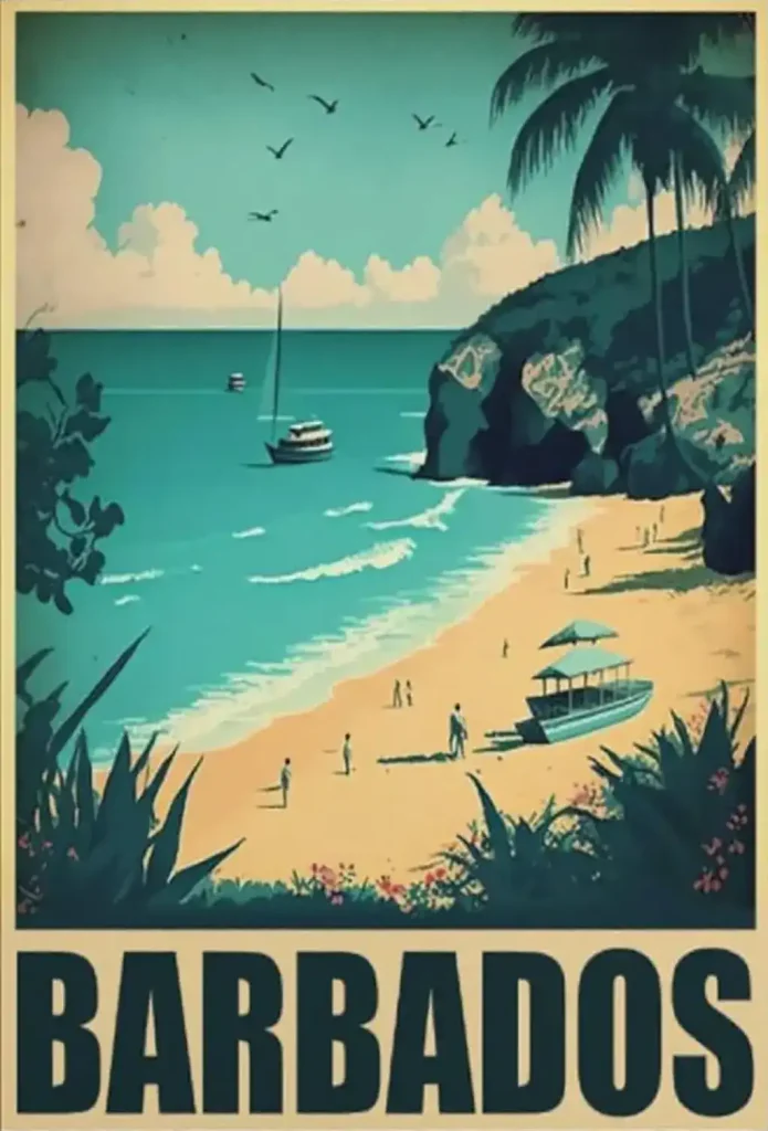 Vintage Barbados Travel ad