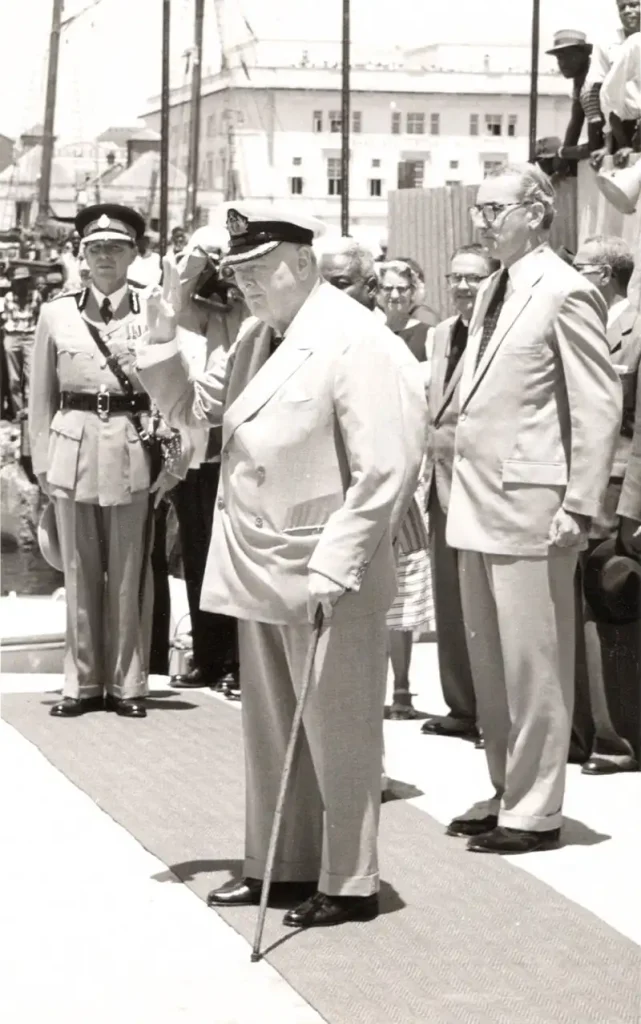Sir Winston Churchill's visit to Barbados - 22nd March 1960