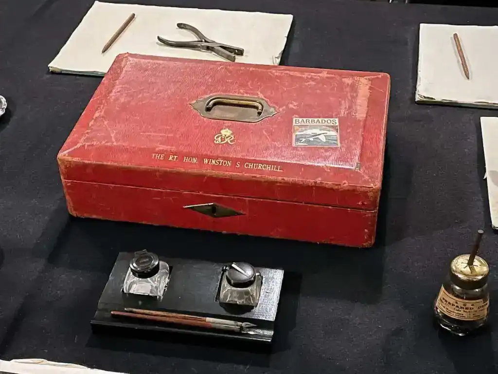 Winston Churchill's red ministerial despatch box