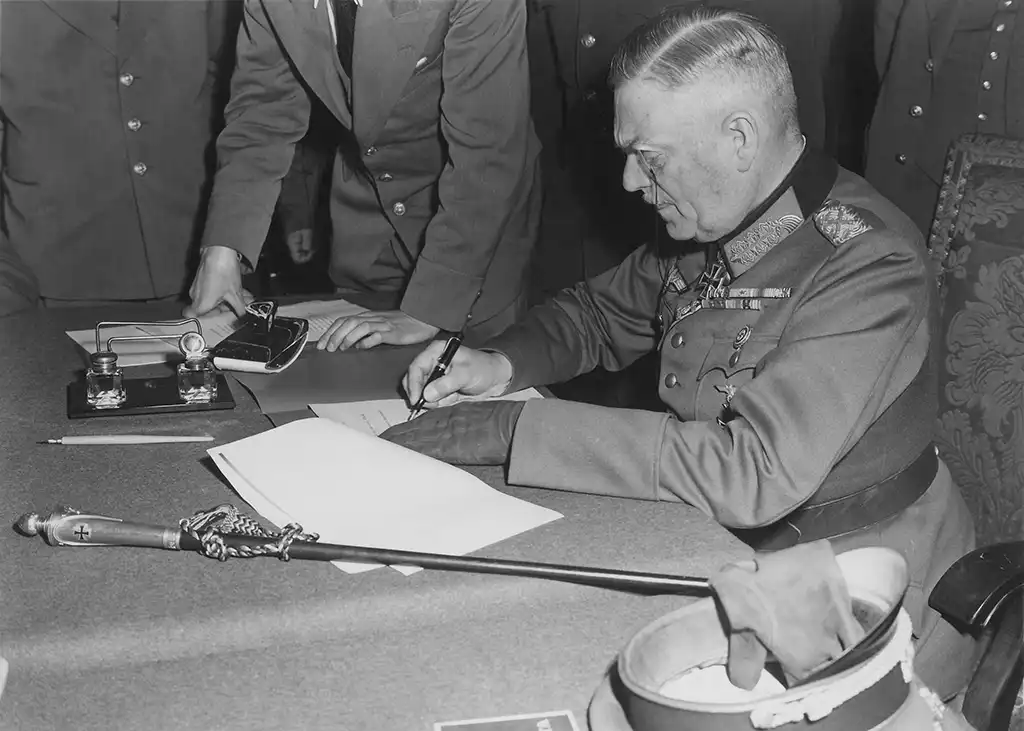 German surrender 8 May 1945 - Berlin