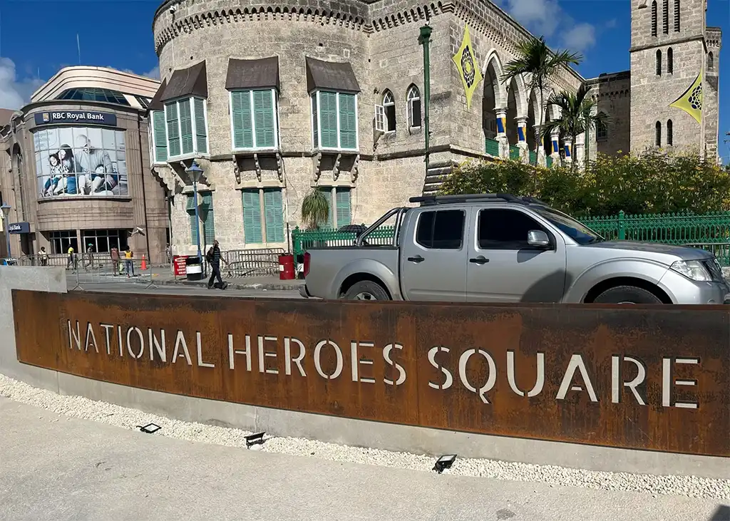 The Barbados National Heroes Square Monument by Holder-Jones