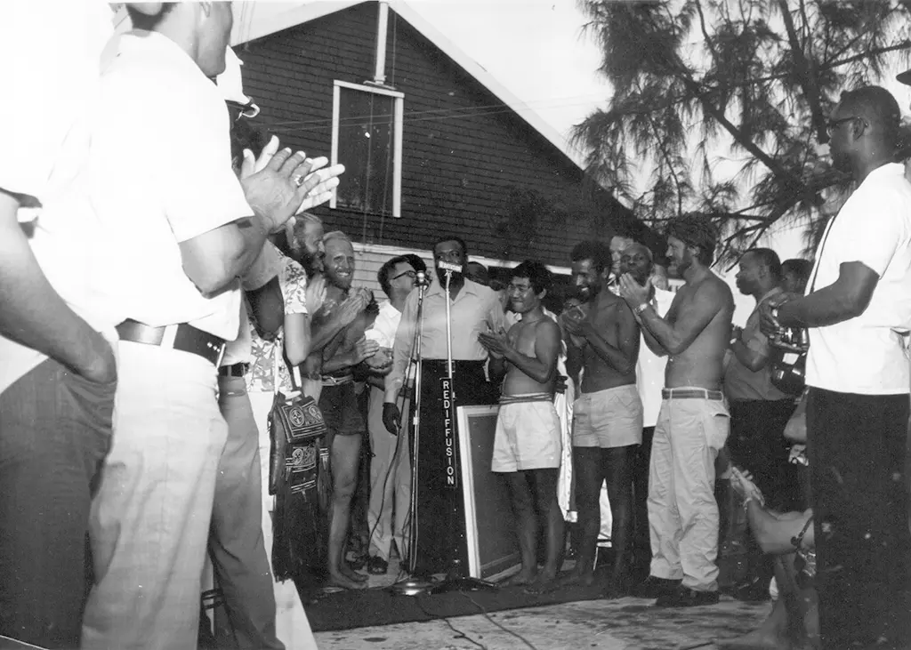 Ra II arrival in Barbados Careenage 12th July 1970