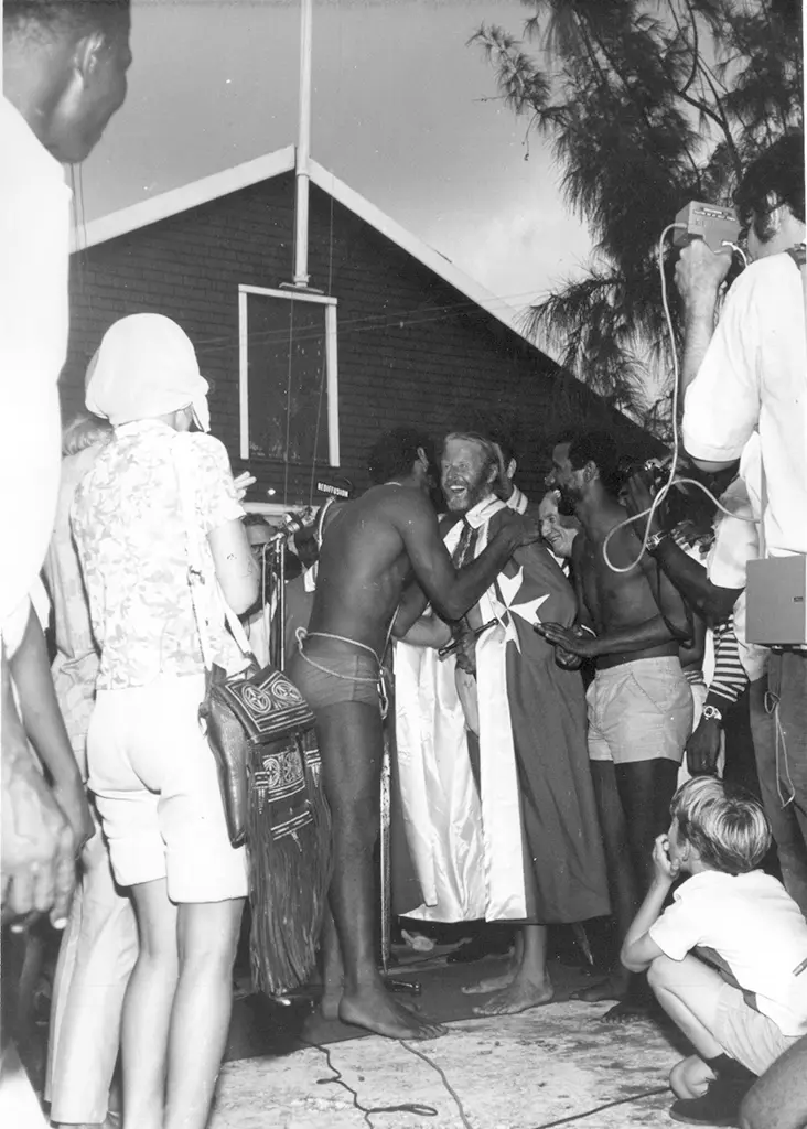 Ra II arrival in Barbados Careenage 12th July 1970