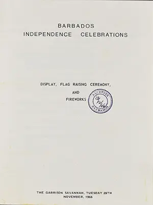 Barbados Independence 1966 - Flag Raising Ceremony