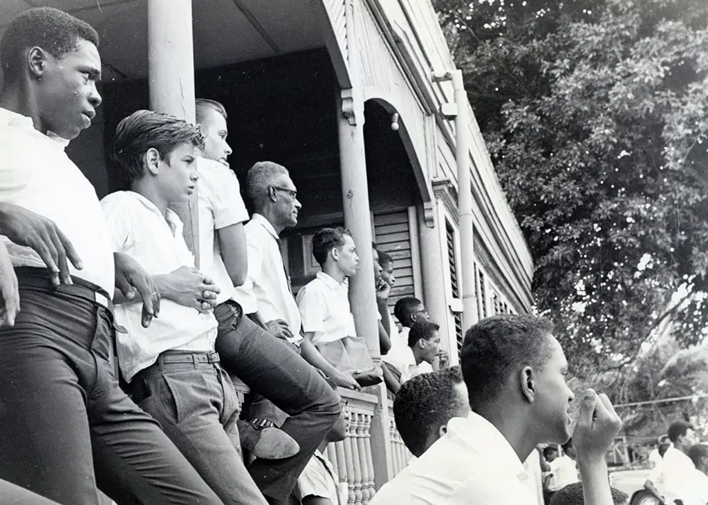 Student at Barbados Academy in 1966
