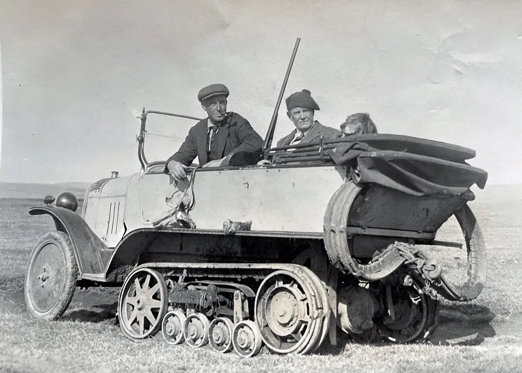 GJF and Dr. Deane Teal Inlet, Falkland Islands