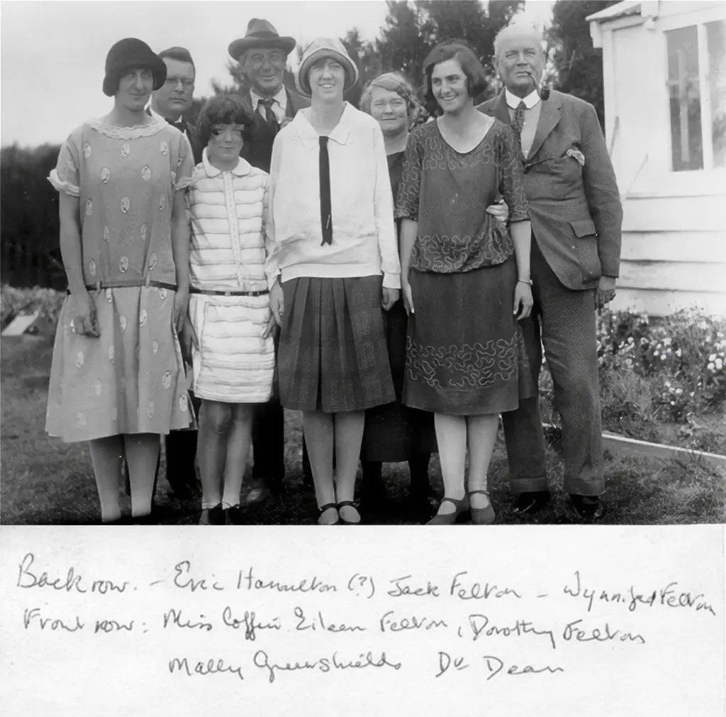 Jack's wife Wynnifred Felton with Dr. Deane in the Falklands in 1921