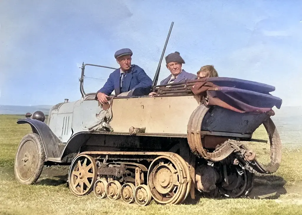 GJF and Dr. Deane Teal Inlet, Falkland Islands