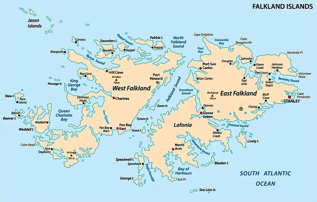 Falkland Islands Map
